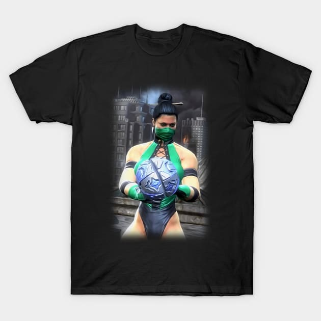 Jade Mortal Kombat (Mortal Kombat X) Good Characters - Poster,sticker and more. T-Shirt by Semenov